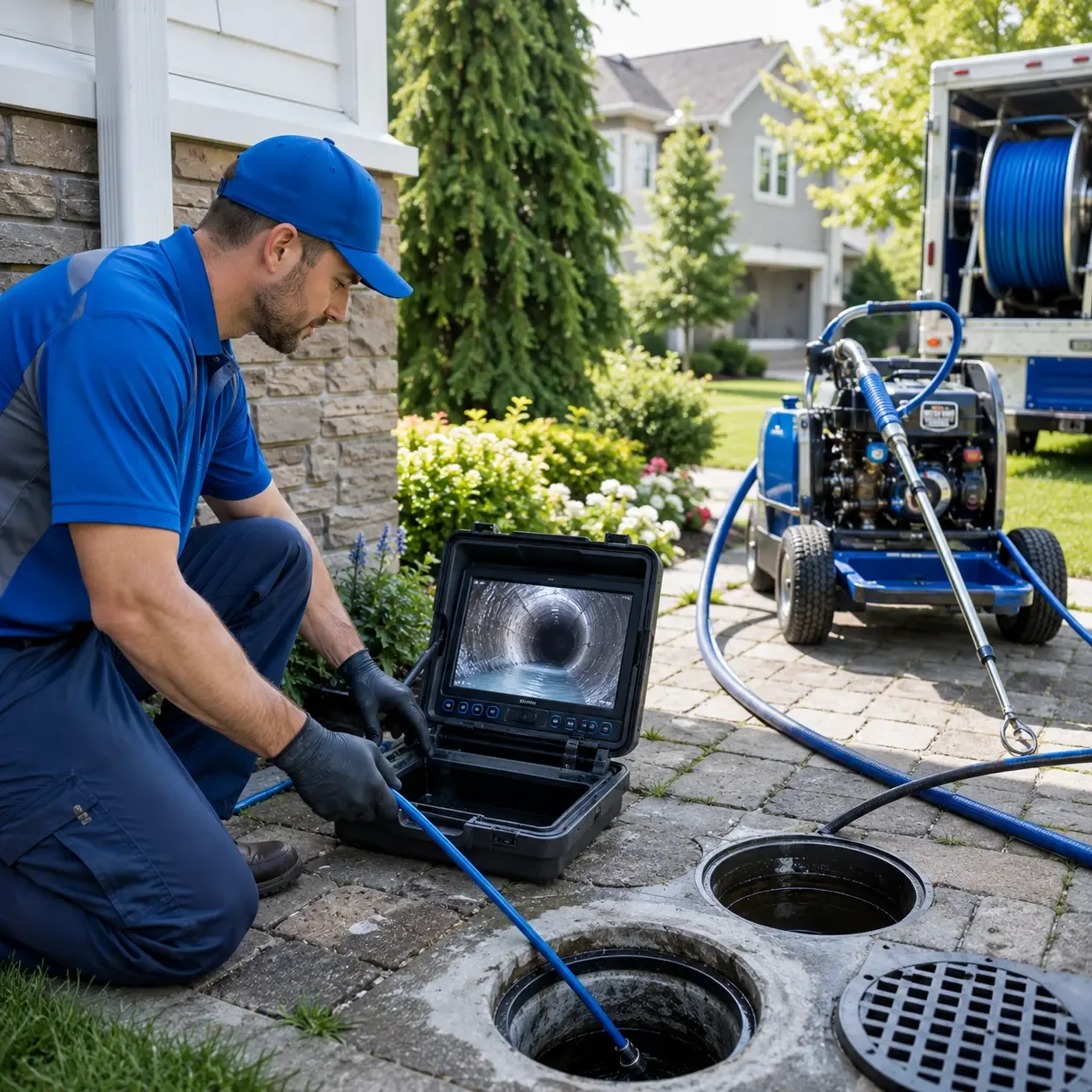 Outdoor drain cleaning professionals serving Thorp, WI